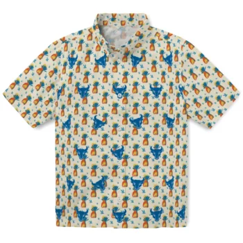 buffalo bulls pineapple delight beige hawaiian shirts best selling