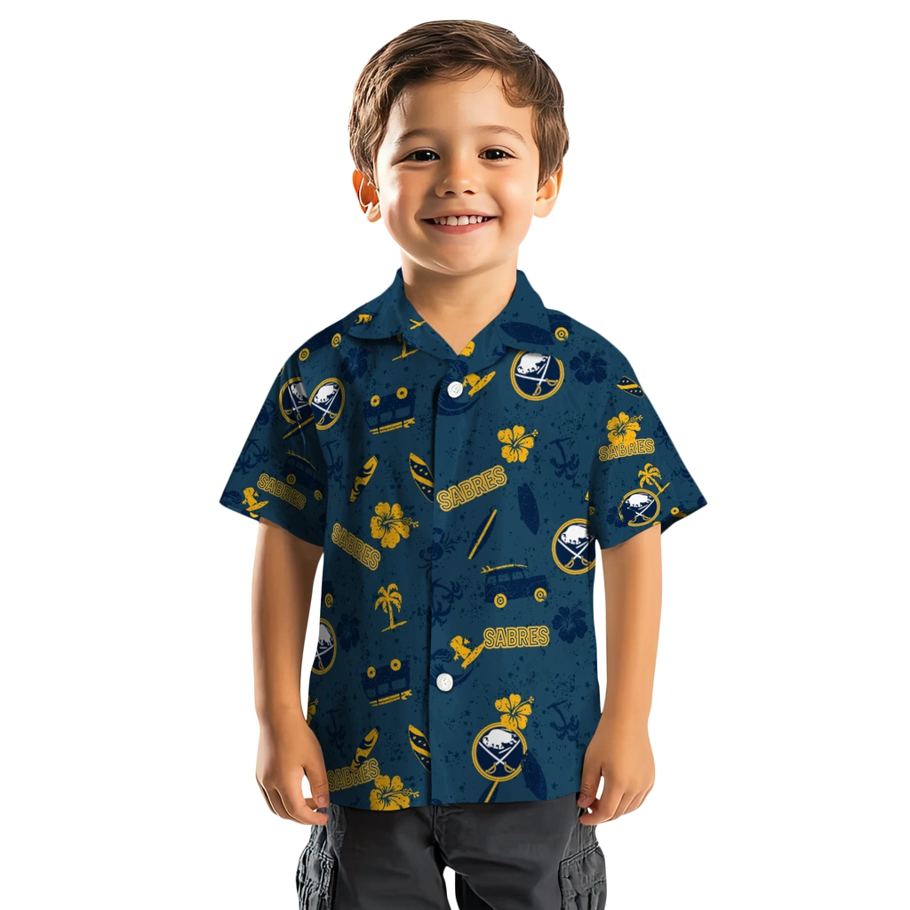 Buffalo Sabres Hawaiian Shirt - Beach Vibe buffalo sabres beach vibe navy hawaiian shirts top rated
