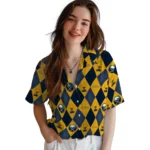 Buffalo Sabres Hawaiian Shirt – Golfing Plaid