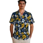 Buffalo Sabres Hawaiian Shirt – Hibiscus Flower Design