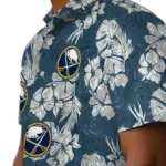 Buffalo Sabres Hawaiian Shirt – Hibiscus Flowers