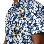 Buffalo Sabres Hawaiian Shirt – Hibiscus Motif