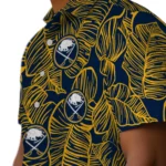 Buffalo Sabres Hawaiian Shirt – Leaf Outline