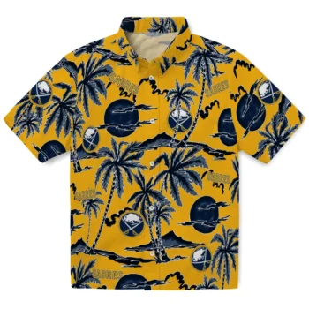buffalo sabres palm sunset hawaiian shirts best selling