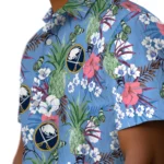 Buffalo Sabres Hawaiian Shirt – Pineapple Bouquet
