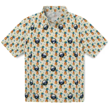 buffalo sabres pineapple delight beige hawaiian shirts best selling