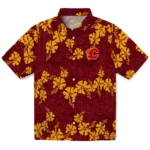 Calgary Flames Hawaiian Shirt – 50th State Flower
