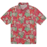 Calgary Flames Hawaiian Shirt – Anthurium Overlay