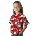 Calgary Flames Hawaiian Shirt – Flamingo and Hibiscus
