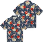 Calgary Flames Hawaiian Shirt – Flamingo Hibiscus