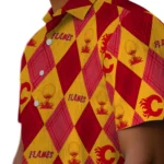 Calgary Flames Hawaiian Shirt – Golfing Plaid