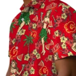 Calgary Flames Hawaiian Shirt – Hawaiian Girls Design