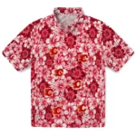 Calgary Flames Hawaiian Shirt – Hibiscus Blooms