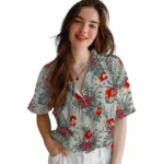 Calgary Flames Hawaiian Shirt – Hibiscus Designs