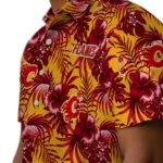 Calgary Flames Hawaiian Shirt – Hibiscus Exotic