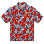 Calgary Flames Hawaiian Shirt – Hibiscus Fiesta