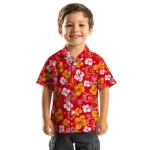 Calgary Flames Hawaiian Shirt – Hibiscus Flower Design