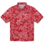 Calgary Flames Hawaiian Shirt – Hibiscus Oasis