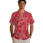 Calgary Flames Hawaiian Shirt – Hibiscus Oasis