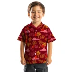 Calgary Flames Hawaiian Shirt – Palm And Clouds