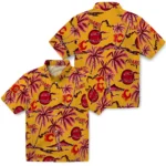 Calgary Flames Hawaiian Shirt – Palm Sunset
