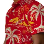Calgary Flames Hawaiian Shirt – Palm Tree Island