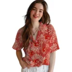 Calgary Flames Hawaiian Shirt – Vintage Palm Tree