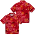 Calgary Flames Hawaiian Shirt – Wave Palm
