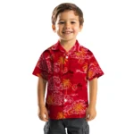 Calgary Flames Hawaiian Shirt – Wave Palm