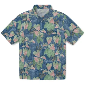 california golden bears anthurium overlay blue hawaiian shirts best selling