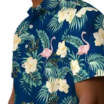 California Golden Bears Hawaiian Shirt – Flamingo and Hibiscus