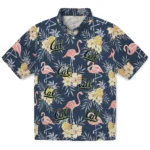 California Golden Bears Hawaiian Shirt – Flamingo Hibiscus