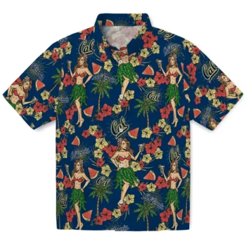 california golden bears hawaiian girls design blue hawaiian shirts best selling
