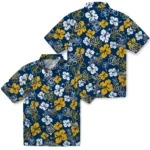 California Golden Bears Hawaiian Shirt – Hibiscus Flower Design