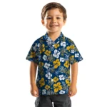 California Golden Bears Hawaiian Shirt – Hibiscus Flower Design