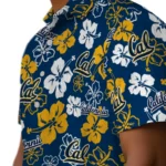 California Golden Bears Hawaiian Shirt – Hibiscus Flower Design