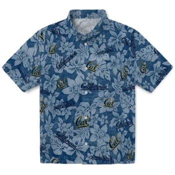 california golden bears hibiscus oasis blue hawaiian shirts best selling