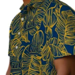 California Golden Bears Hawaiian Shirt – Leaf Outline