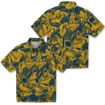 California Golden Bears Hawaiian Shirt – Monstera Layer
