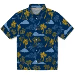 California Golden Bears Hawaiian Shirt – Palm And Clouds