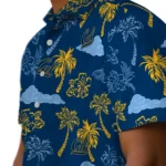California Golden Bears Hawaiian Shirt – Palm And Clouds