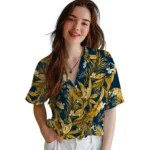 California Golden Bears Hawaiian Shirt – Palm Leaves