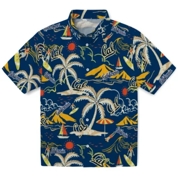 california golden bears palm tree island blue hawaiian shirts best selling