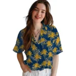 California Golden Bears Hawaiian Shirt – Palm Tree Motif