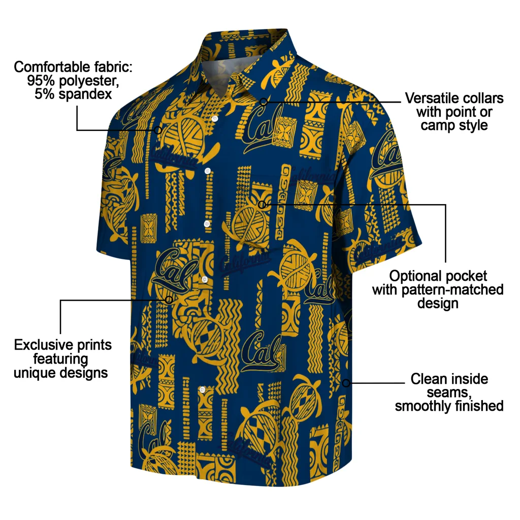 California Golden Bears Hawaiian Shirt - Turtle Lines california golden bears turtle lines blue hawaiian shirts new arrival