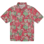 Carolina Hurricanes Hawaiian Shirt – Anthurium Overlay
