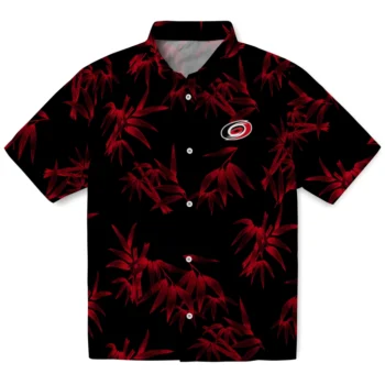 carolina hurricanes bamboo branches red black hawaiian shirts best selling