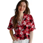 Carolina Hurricanes Hawaiian Shirt – Hibiscus Flower Design