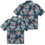 Carolina Hurricanes Hawaiian Shirt – Hibiscus Flowers