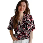 Carolina Hurricanes Hawaiian Shirt – Hibiscus Overlay